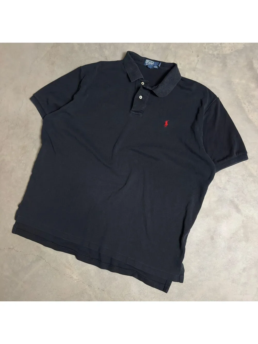 Polo Ralph Lauren Black Polo Mens XL Cotton